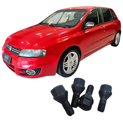 Jogo 4 Parafusos De Roda Fiat Stilo 2009 Original