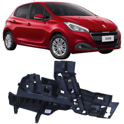 Guia Suporte Para-Choque Traseiro Direito Peugeot 208 2019