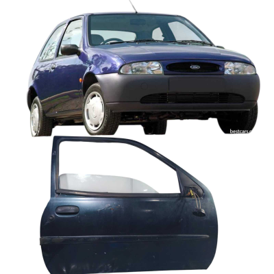 Porta Dianteira Direita Azul Ford Fiesta 1.0 2P 1996 2820B27