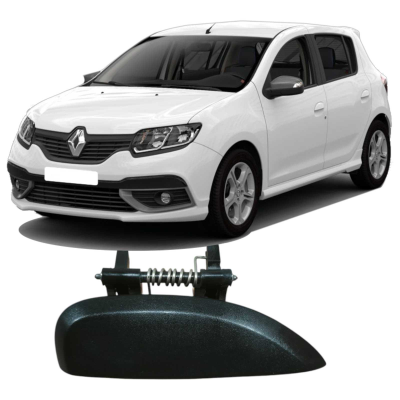 Maçaneta Traseira Esquerda Renault Sandero 2017 Original