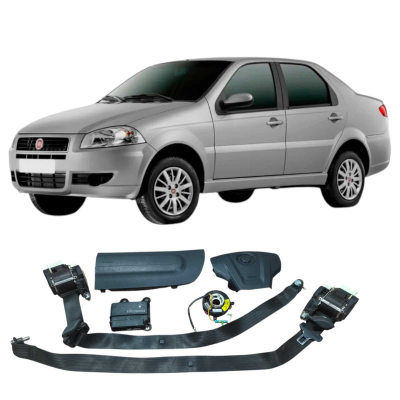 Kit Airbag Fiat Siena 1.0 2013 Original 00051920996