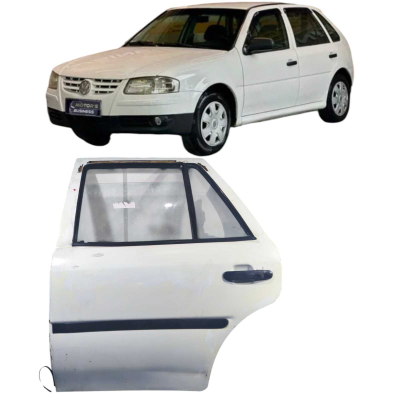 Porta Traseira Esquerda Volkswagen Gol 1.0 Giv 2005-2014 4P