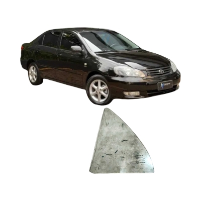 Vidro Vigia Traseiro Esquerdo Corolla 2004 1.8 Original