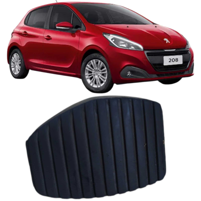 Capa Borracha Proteção Pedal Embreagem Peugeot 208 2019