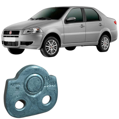 Batente Fechadura Porta Esquerda Fiat Siena 2013 53800