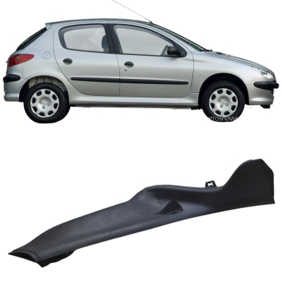 Acabamento Coluna Traseira Direita Peugeot 206 2008 96536385