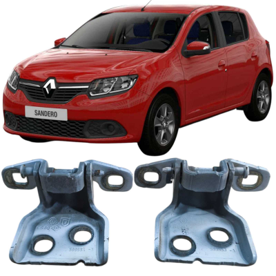 Par Dobradiça Traseiro Esquerdo Renault Sandero 2017