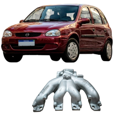 Coletor De Escape Chevrolet Corsa 2001 Original 93230959