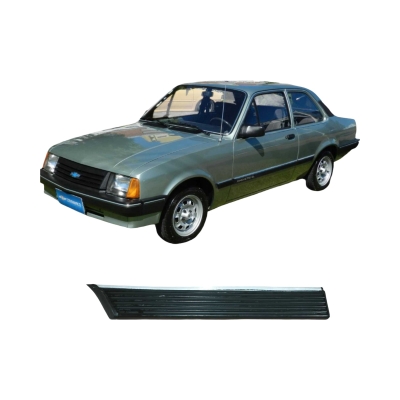 Friso Esquerdo Borracha Chevrolet Chevette 1989 1.6 Original