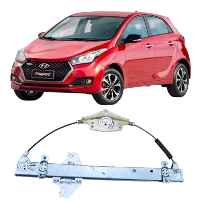 Maquina De Vidro Traseiro Direito Hyundai Hb20 2017 Original