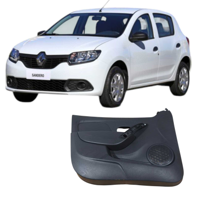 Forro Porta Dianteira Esquerda Renault Sandero 2016 2017