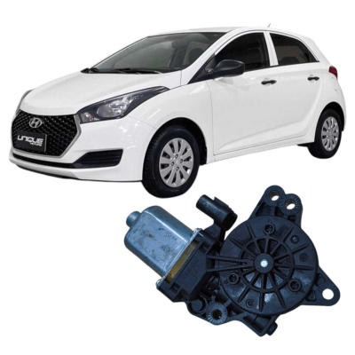Motor Máquina Vidro Dianteiro Esquerdo Hyundai Hb20 2017