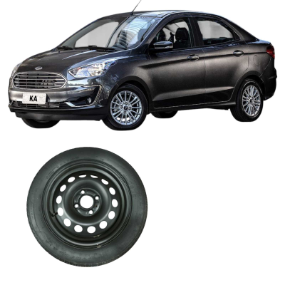 Pneu Roda Aro 15 4Furos Ford Ka 2020 1.0 3C Original