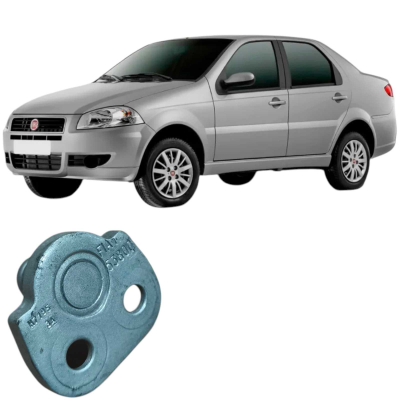 Batente Fechadura Porta Esquerda Fiat Siena 2013 53800