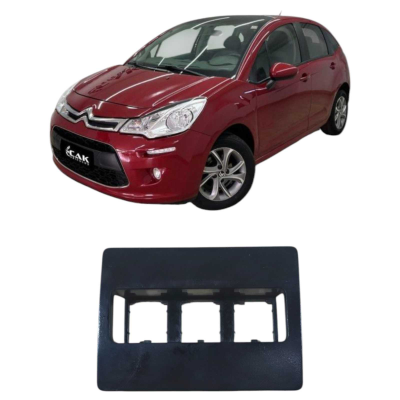 Moldura Botão Vidro Citroën C3 1.5 2013 Original