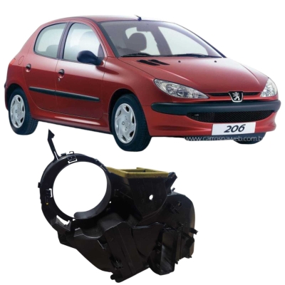 Lateral Caixa Ar Peugeot 206 2008 1.4 Sensation Original
