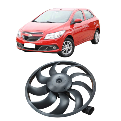 Hélice Ventoinha Radiador Com Motor Chevrolet Onix 1.0 2014