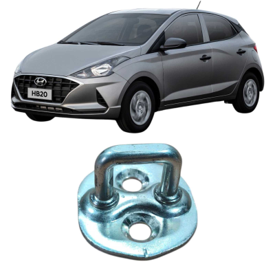  Batente Fechadura Hyundai Hb20 1.0 3C 2020 Original
