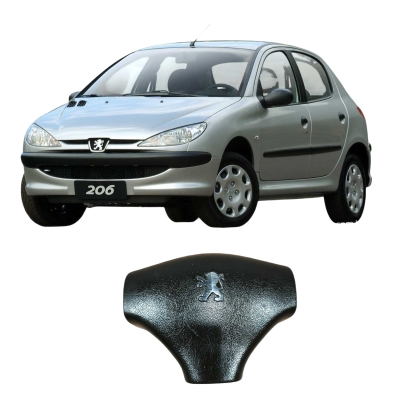Capa Tampa Buzina Volante Peugeot 206 2008 Orig 15301F0101