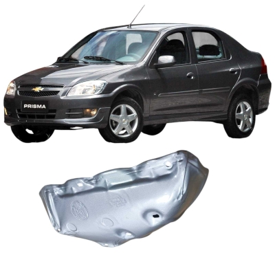 Defletor Calor Escapamento Chevrolet Prisma 2012 1.4 4P