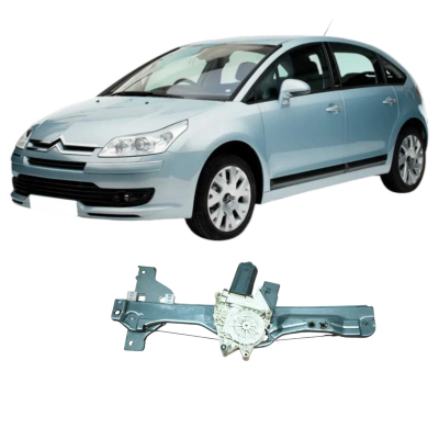 Maquina Vidro Traseiro Direito Citroen C4 Pallas 2007 2.0
