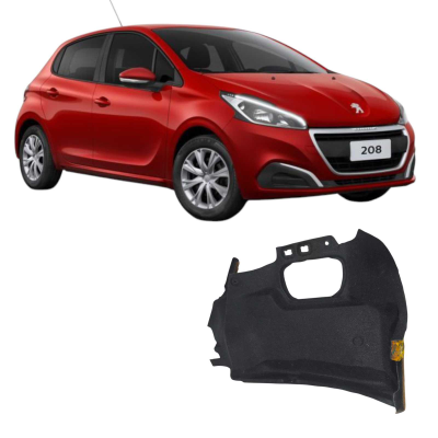Forro Lateral Esquerdo Do Porta Malas Peugeot 208 2019