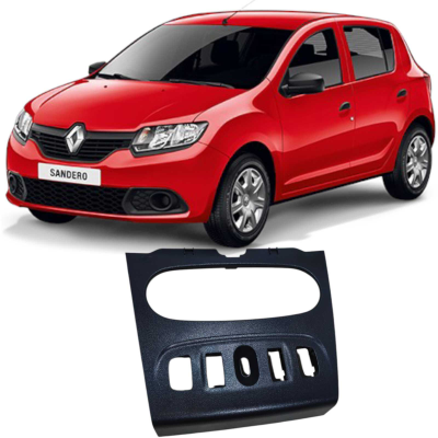 Moldura Painel Central Inferior Renault Sandero 2019 
