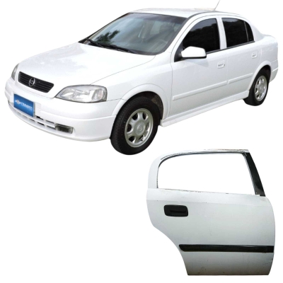 Porta Traseira Direita Branca Chevrolet Astra Sedan 2000 Gls