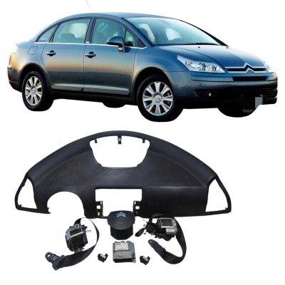 Kit Airbag Modulo Citroën C4 2009 2.0 9663469680 Original 