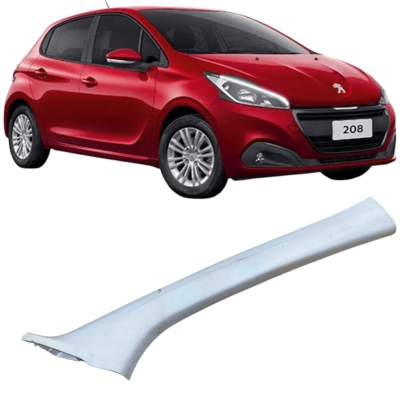 Acabamento Coluna Para-Brisa Peugeot 208 2015 2019 Direito