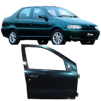 Porta Dianteira Direita Verde Fiat Siena Elx 2000 4 Portas