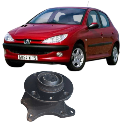 Cubo Roda Traseira Direita Peugeot 206 1.4 2006 Original
