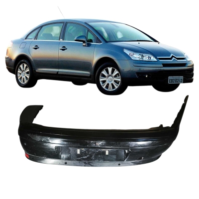 Parachoque Traseiro Preto Citroën C4 2.0 2009 Original