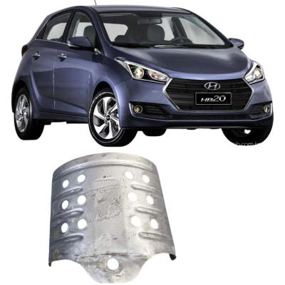 Defletor Calor Catalisador Hyundai Hb20 1.0 3C 2014-2019 