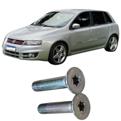 Par Parafusos Trava Encosto Traseiro Fiat Stilo 2009