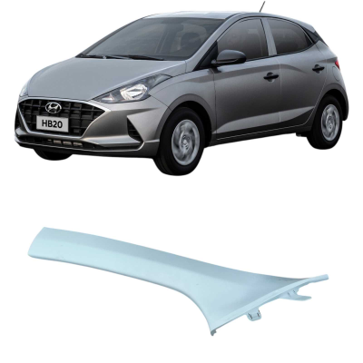 Coluna Para-Brisa Esquerdo Hyundai Hb20 2020 85811R1000
