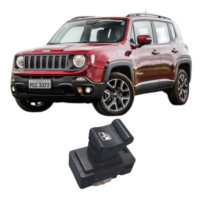 Botão Vidro Elétrico Dianteiro Direito Jeep Renegade 2015