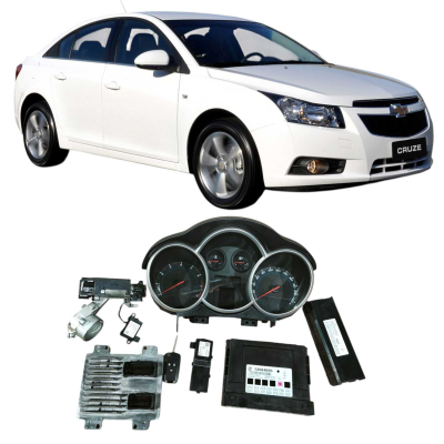 Kit Code Injeção Modulo Chevrolet Cruze 1.8 Flex E8312649420