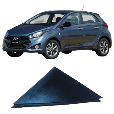 Moldura Externa Porta Traseira Esquerda Hyundai Hb20 2017