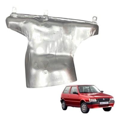 Defletor Calor Protetor Escape Fiat Uno 2002 2003 2004 2005