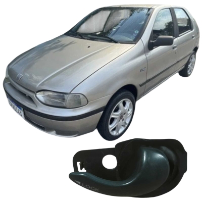 Maçaneta Traseira Esquerda Fiat Palio 1997 1.0 Original