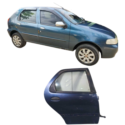 Porta Traseira Direita Azul Fiat Palio 1.0 2001 096G654J