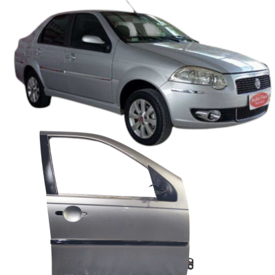 Porta Dianteira Direita Cinza Fiat Siena 1.0 2006 20016190