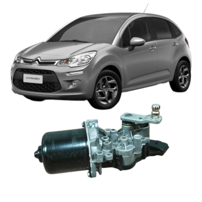Motor Limpador Dianteiro Citroen C3 2014 1.5 Original 