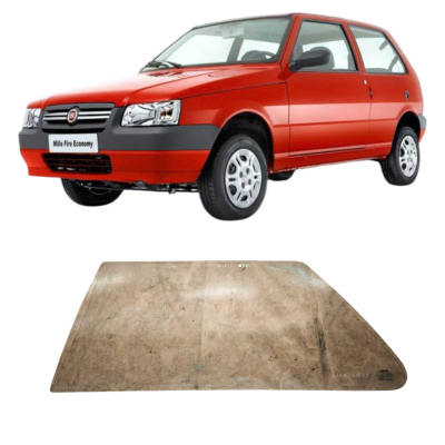 Vidro Fiat Uno Mille 2010 Traseiro Esquerda 1.0 2P Original
