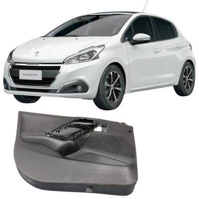 Forro Porta Dianteira Esquerda Peugeot 208 2017 Original 