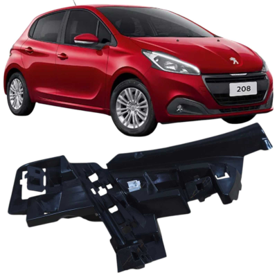 Suporte Guia Para-Choque Traseiro Esquerdo Peugeot 208 2019