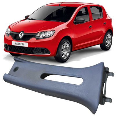 Moldura Coluna Central Direita Renault Sandero 2018 2019