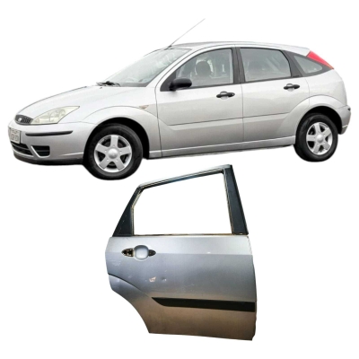 Porta Traseira Direito Prata Ford Focus 2008 Hatch