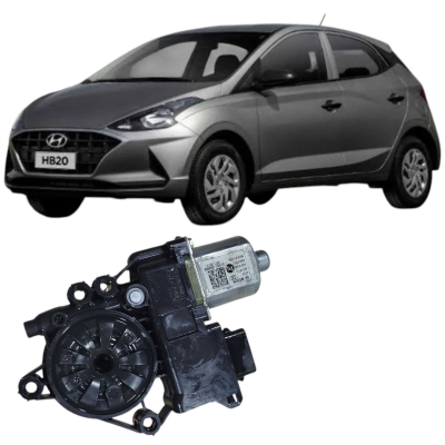 Motor Máquina Vidro Dianteiro Esquerdo Hyundai Hb20 2021